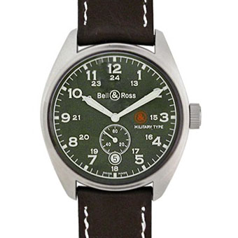 BELL＆ROSS ベル&ロス レプリカ ヴィンテージ123 K4548 ミリタリー カーキ スモールセコンド